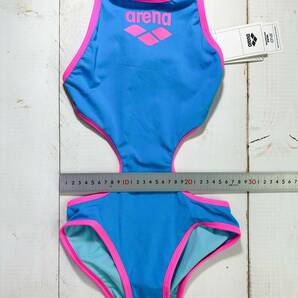 即決】Arena アリーナ 女性用 競泳水着 Big Logo Turquoise／Pink USA26の画像7