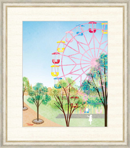 Art hand Auction High-definition digital print, framed painting, Ferris Wheel by Tomohiro Yokota, F8, Artwork, Prints, others