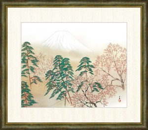 Art hand Auction Peinture encadrée par impression numérique haute définition Les quatre esprits des montagnes sacrées de Yokoyama Taikan : Printemps F8, ouvrages d'art, imprimer, autres