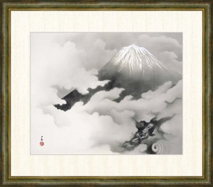 Art hand Auction 高精細デジタル版画 額装絵画 横山大観作 ｢龍躍る｣ F8, 美術品, 版画, その他