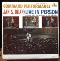 【MP027】JAN & DEAN 「Command Performance」, 65 US mono Original　★サーフ/ポップ・ロック_画像1