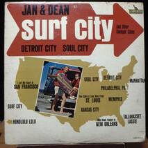 【MP025】JAN & DEAN 「Surf City And Other Swingin' Cities」, 63 US mono Original　★サーフ_画像1