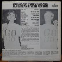 【MP027】JAN & DEAN 「Command Performance」, 65 US mono Original　★サーフ/ポップ・ロック_画像2