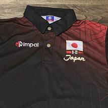 ◎Impal U-22 ハンドボール 日本代表 トレーニング ユニフォーム Japan national handball team shirt_画像2