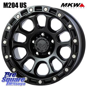 [新品4本] MKW M204 JP Spec ブラックキャット 16×7.0 +35 5H114.3 送料込み(北海道、沖縄、離島除く)「m204_1670_k35_bk」