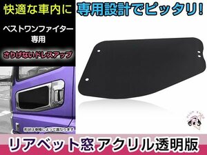 三菱 ふそう ベストワンファイター/NEWファイター 安全窓 スモーク 透明 アクリル デコトラ アクリル透明板 内窓用 交換