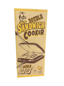 ☆②新品 未使用 CHUMS チャムス ダブルホットサンドイッチクッカー ホットサンドクッカー Double Hot Sandwich Cooker 日本製 1回で2個