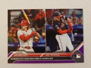 【5/25】topps now card Bryson Stott Joey Meneses ブライソン・ストット ジョーイ・メネセス #737 MLB 2023 トップスナウ カード