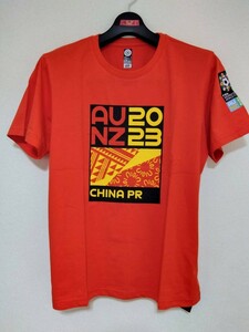 FIFA 女子 ワールドカップ 2023 オーストラリア ニュージーランド Tシャツ Lサイズ 中国代表 ウェア シャツ ユニフォーム 赤 レッド