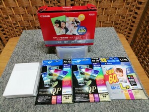 未開封 Canon キャノン PIXUS 写真用紙 未開封 500枚　Konica A６厚手60枚　合計573枚