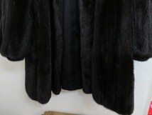 ブラックグラマ/BLACKGLAMA 最高級毛皮　ミンクコート_画像3