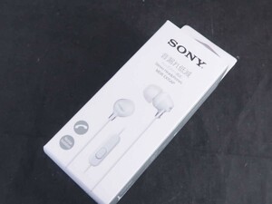 未使用　SONY ソニー イヤホン MDR-EX15AP　ホワイト　*2