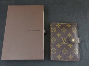 LOUIS VUITTON ルイ ヴィトン モノグラム アジェンダPM　手帳カバー　