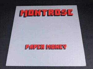 LPレコード　MONTROSE PAPER MONEY ペイパー・マネー モントローズ　*6
