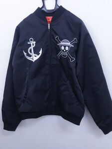 TEN STRIKE 麦わらの一味海賊旗ナイロンジャケット ONE PIECE × Switch Planning 【テンストライク】 Lサイズ