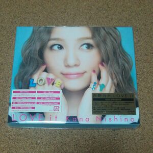 初回生産限定盤 （取） 西野カナ CD+DVD/LOVE it 17/11/15発売 オリコン加盟店