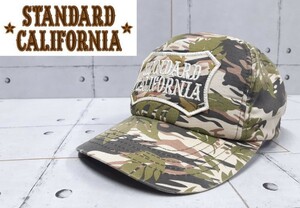 SALE！売り切り！STANDARD CALIFORNIA カモフラ 迷彩 CAP 帽子 スタンダードカリフォルニア ロゴ キャップ