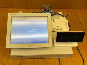 ★NEC★POSターミナル★レジスタ★PWPS61B66A★PWPX925W04★PW-PS66-D7★PK-WL022A★鍵あり★ジャンク品★SR(M500)