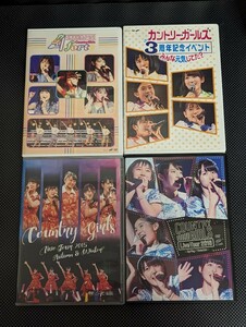 カントリー・ガールズ DVD4本セット 2015 2016 ライブ 3周年 4周年 嗣永桃子 山木梨沙 稲場愛香 森戸知沙希 小関舞 梁川奈々美 船木結