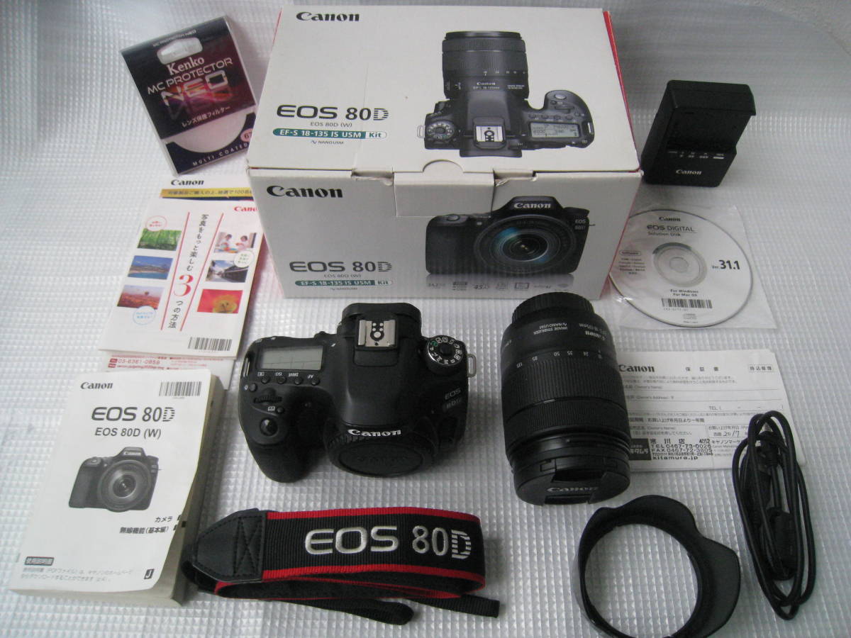 ヤフオク! -「canon eos 80d ef-s18-135 is usm レンズキット」の落札