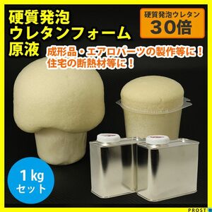 PROST 硬質発泡ウレタンフォーム原液/30倍 1kgセット/FRP 樹脂 補修 Z25