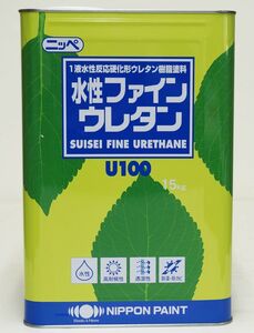 水性ファインウレタン 5分艶 15kg 白 【メーカー直送便/代引不可】日本ペイント 外壁 塗料 Z03