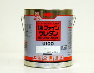 1液ファインウレタン 5分艶 淡彩色 3kg 【メーカー直送便/代引不可】日本ペイント 外壁 塗料 一液 Z02