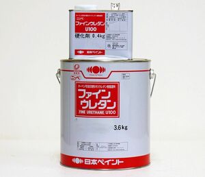 ファインウレタン 7分艶 標準色 4kg セット 【メーカー直送便/代引不可】日本ペイント 2液 外壁 塗料 Z26