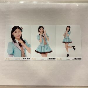 SKE48 澤田奏音 チームE 2022年 3月 月別 ランダム 生写真 コンプ SK705