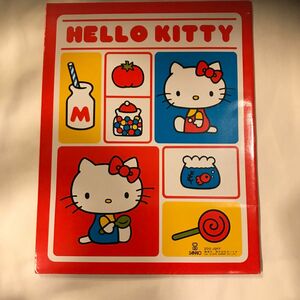 ヴィンテージ　キティちゃん　未使用　昭和レトロ　HELLO KITTY ポケットファイルレトロ　ファンシー文具　サンリオ　