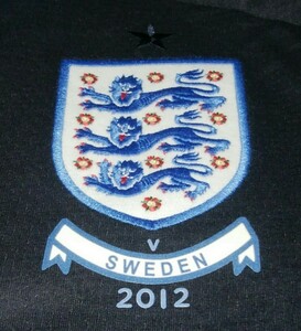 [値下げ交渉] ユーロ2012 イングランド代表 #9 キャロル 選手支給品 vs SWEDEN UMBRO 検)UEFA EURO ENGLAND CARROLL MATCH ISSUE SHIRT 2nd