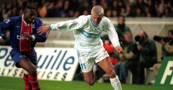 値下交渉 1997-98 オリンピック・マルセイユ adidas MADE IN ENGLAND 検)97 1998 LIGUE 1 OM Olympique de Marseille FRANCE RAVANELLI Y2K