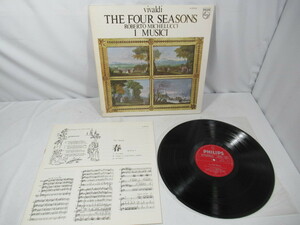 LP/レコード/vivaldi/THE FOUR SEASONS/ROBERTO MICHELUCCI/I MUSICI/ヴィヴァルディ協奏曲集「四季」/X-5515/現状渡し/中古品/KN6019/