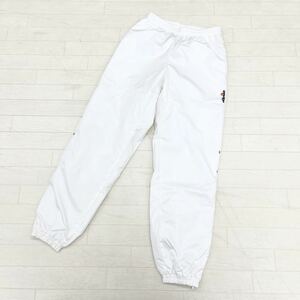 1156◎ ellesse エレッセ スポーツ ウェア ジャージ パンツ ボトムス ズボン 裏メッシュ ウエストゴム ホワイト メンズS