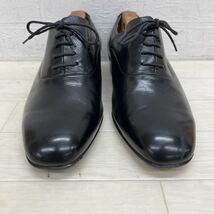 1164◎ 日本製 EXCEL wide 靴 ビジネス シューズ レースアップ プレーン トゥ カジュアル ブラック メンズ24.0_画像3