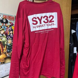 ★【sy 32/ロンt/レッド/サイズ/XXL】