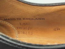 【良品】JOSEPH CHEANEY チーニー ★LIME 英国製 内羽ストレートチップ UK6.5 ★_画像6