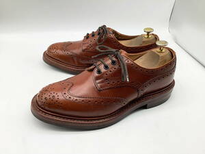 【美品】Tricker’s トリッカーズ★英国製 バートン ウイングチップドレス UK7 ★