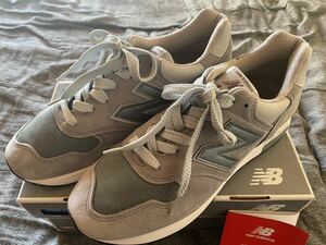 New Balance M1400SB STEEL BLUE US9 27cm USA製 アローズ購入 送料無料 未使用