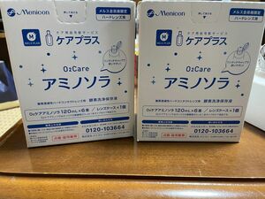 2箱 12本 アミノソラ コンタクトレンズ 洗浄保存液 メニコン