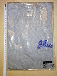 ラジコンO.S.POWER O.S.ENGINE O.S.SPEED Tシャツ 半袖Tシャツ サイズ表記Mグレー新品未開封！！ヘリコプター京都、大阪、プラモデル、田宮