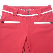 中古 ハイブランド 2019年頃 PERFECT MOMENT レッド レディースMサイズ スキーパンツウェア パーフェクトモーメント_画像4