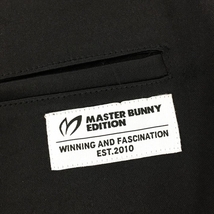 【美品】マスターバニー スカート 黒×白 ストレッチ ラップ風 レディース 0(S) ゴルフウェア MASTER BUNNY EDITION_画像3