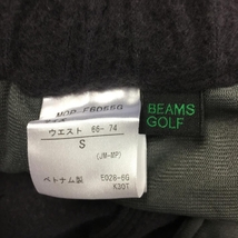 【超美品】BEAMS GOLF マーモット×ビームスゴルフ ナイロンパンツ グレー×黒 裏起毛 ウエスト調節ベルト付 メンズ S ゴルフウェア_画像6