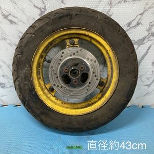 KN-516 激安 バイクパーツ ギャグ50 フロントホイールタイヤ　LA41A-1167 現状品