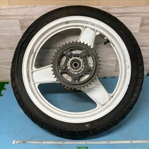 KN-748 super-discount bike parts HONDA VFR400 NC21 130/70-18 18 -inch tire present condition goods 