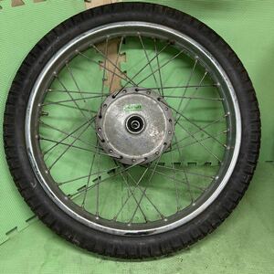 KN-1033 激安 バイクパーツ NITTO NT-116 3.00-21 3WB371 21インチ MAX.DIA.1610 現状品