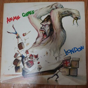 London - Animal Games UK original オリジナル盤 美盤 London punk