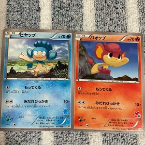 ポケモンカード　ヒヤップ、パオップ