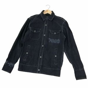 H656 日本製 BACK BONE バックボーン A-1 長袖 ワークジャケット シャツジャケット シャツ ジャケット 黒系 綿100% メンズ Mの画像1